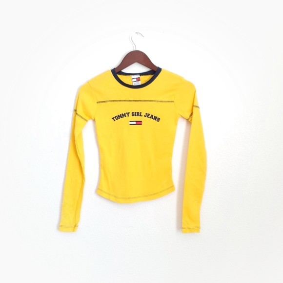 tommy jeans ringer long sleeve
